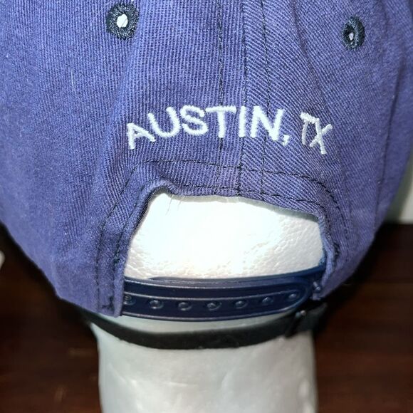 Deep Eddy Vodka Hat Blue With Logo Cap Snapback Austin TX 100% Cotton - Picture 2 of 2